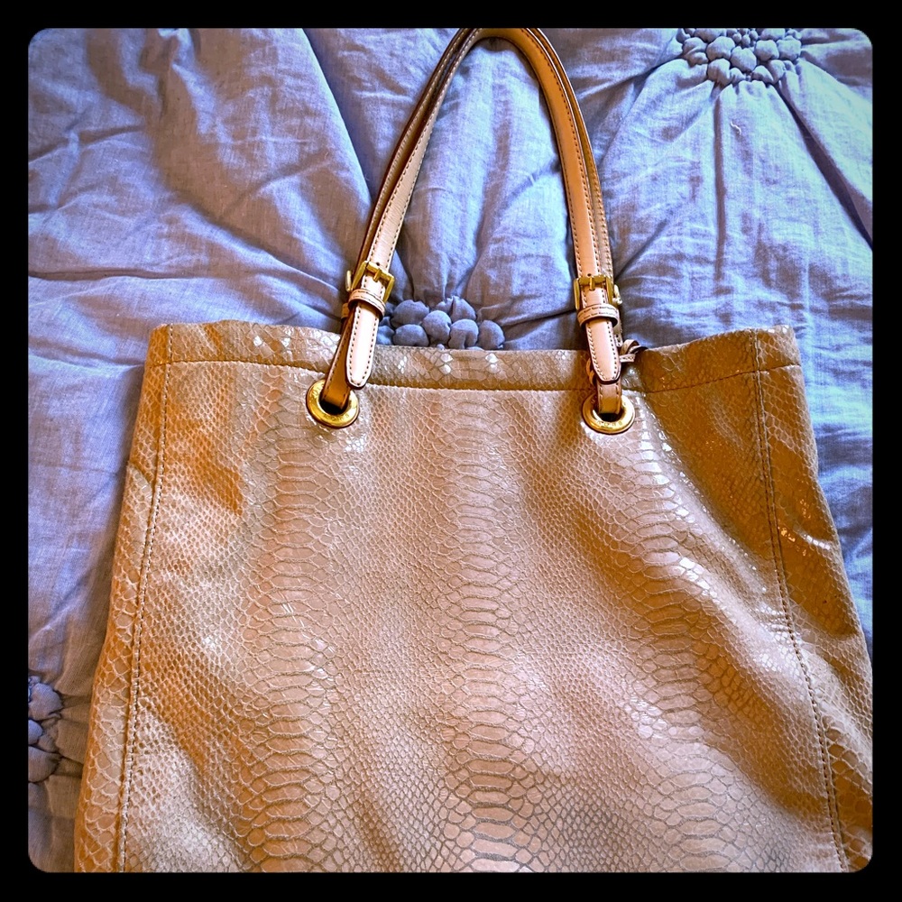 Michael Kors Snakeskin Tote